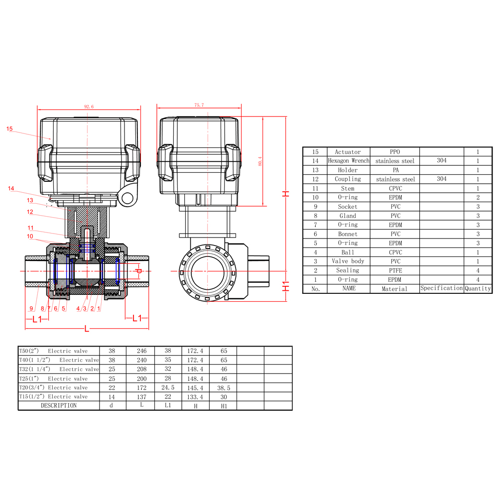 motorized ball valve