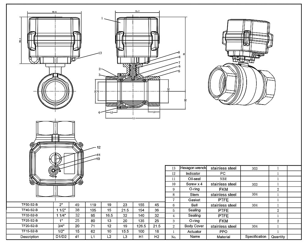 Tsaifan Electric Valve