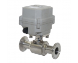 Sanitary Electric ball valve 304 Stainless Steel Quick Installed Motorized Ball Valve Tri-Clamp Ball Valve