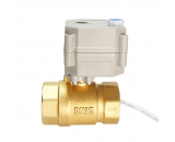 Electric Ball Valve Brass With Position Indicator and manual override
