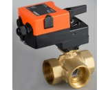 3 Way Modulating Valve  AC/DC24V  0-10V/4-20mA Proportional Control Valve