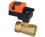 2''(DN50) 2 way proportion Brass valve, AC/DC24V, 0-10V/4-20mA modulating valve 6Nm electric control valve