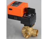 AC/DC24V 3 Way 1'' (DN25) Modulating Ball Valve 0-10V Proportional Valve Electric Control Valve