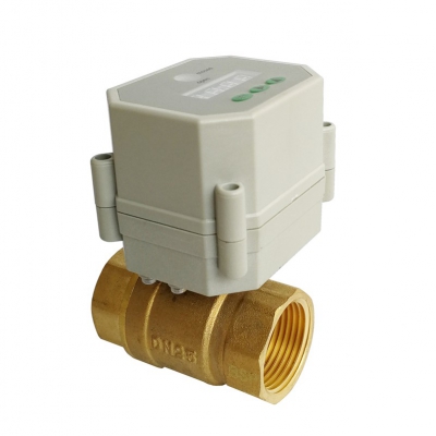 Timer control motorized ball valve, brass timer electric valve