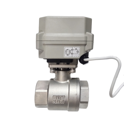 Stainless Steel Proportional Valve 2 Way with 15Nm Actuator
